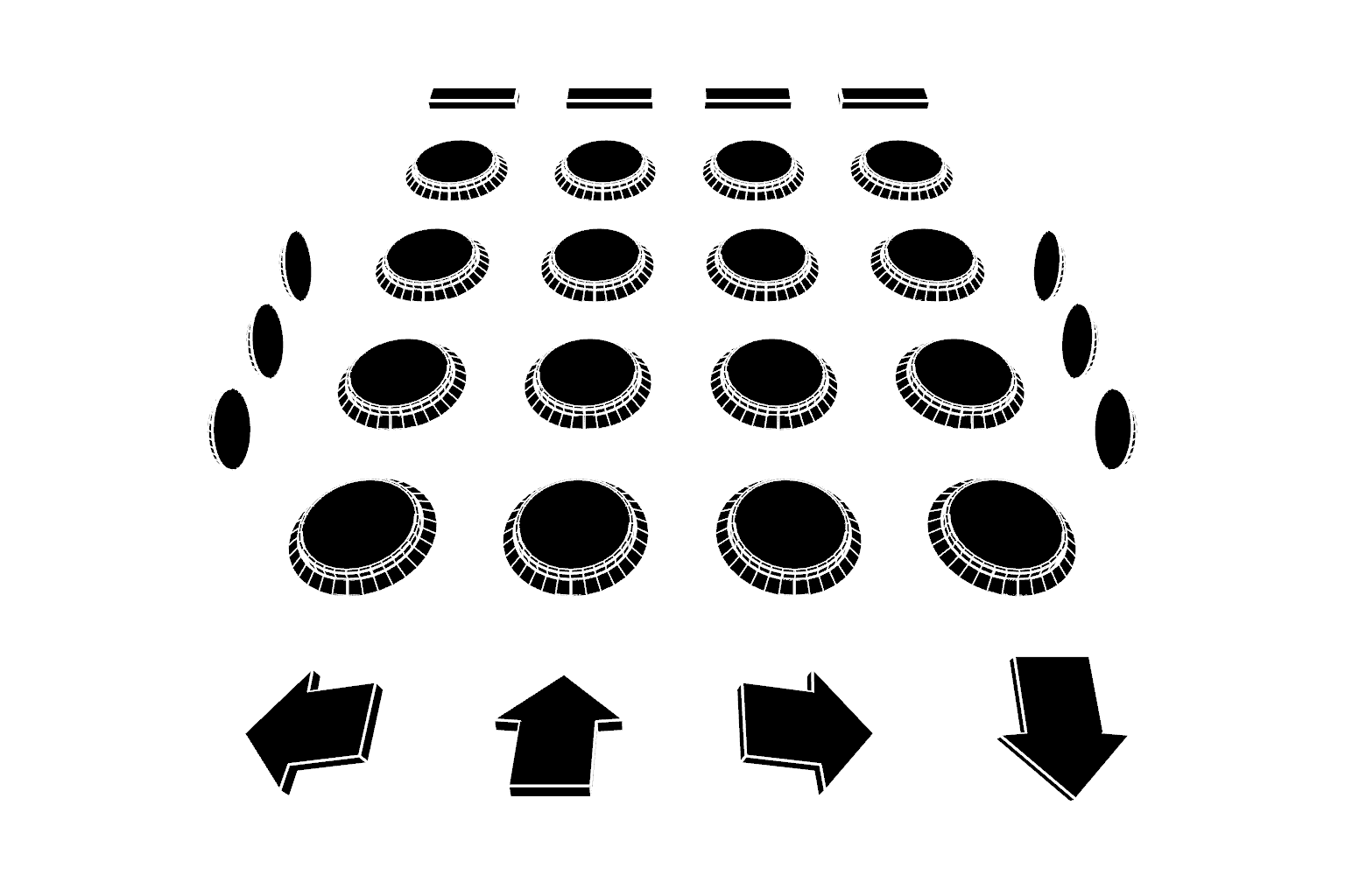 DJ TechTools MIDI Fighter 3D